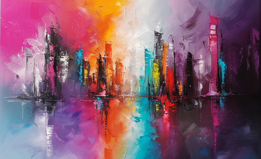 Reflections: Colorful City Views