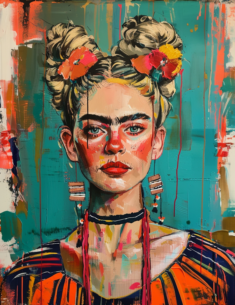 North European version of Frida Kahlo