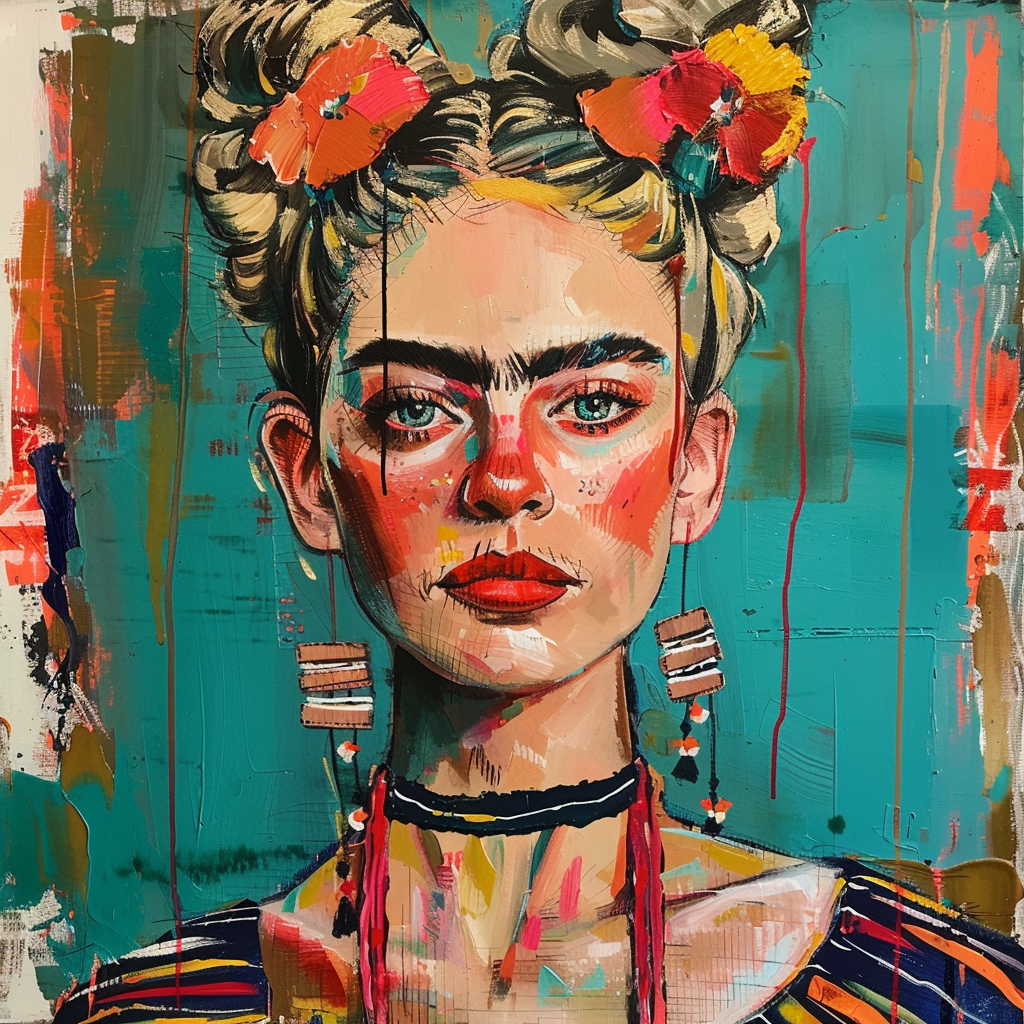 North European version of Frida Kahlo